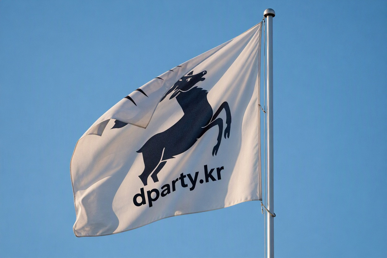 긴 뿔을 가진 숫사슴 정동희가 올린 K빅텐트 깃발 The Banner of K-Big Tent Raised by Zheng, Donghee, the Stag with Long Antlers